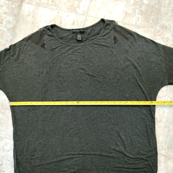 Women's Design Mesh Long Sleeve Causal Top Plus Size  1X - Picture 7 of 9